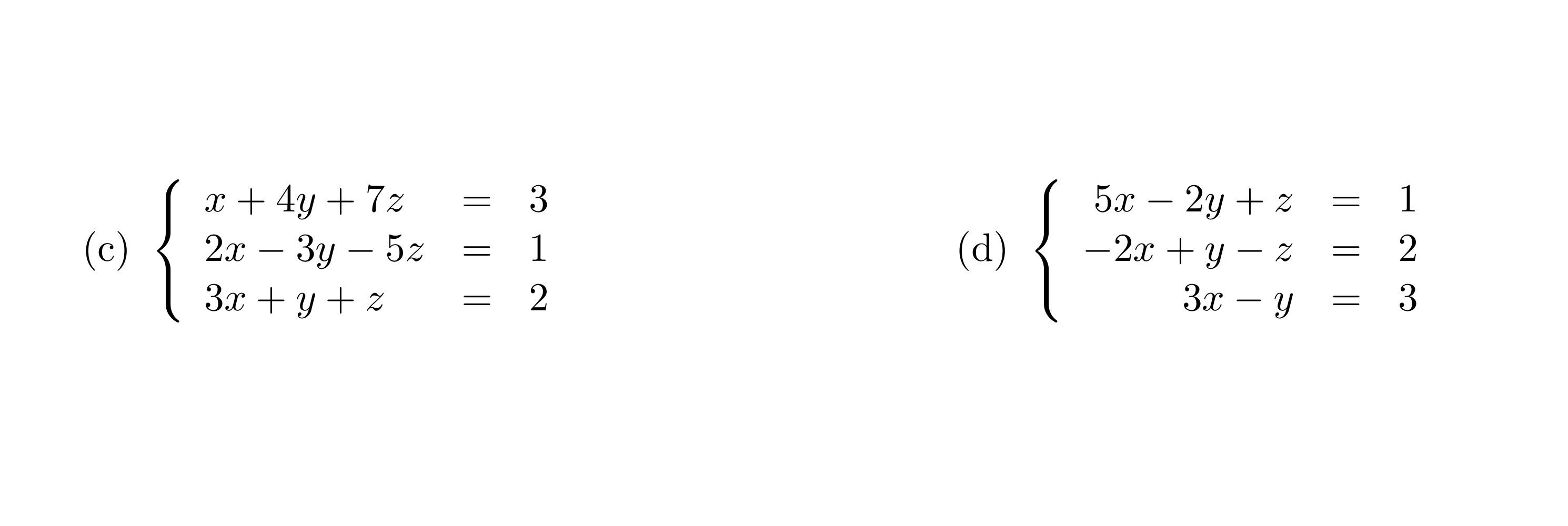 solved-x-4y-7z2x-3y-5z3x-y-z-3-1-2-d-chegg