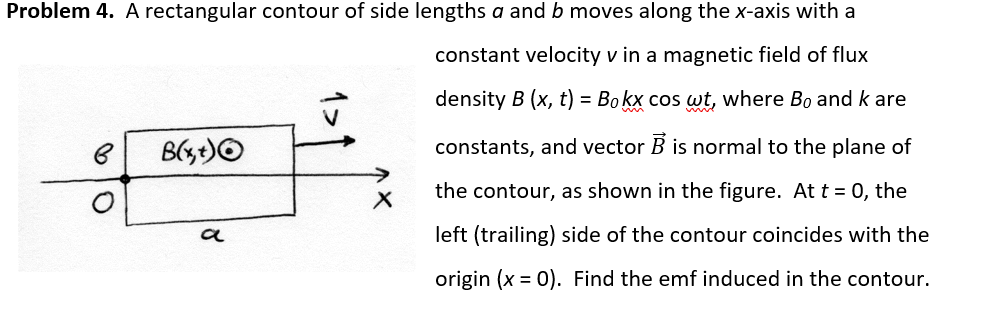 Solved engths a and b moves along the x-axis with a constant | Chegg.com