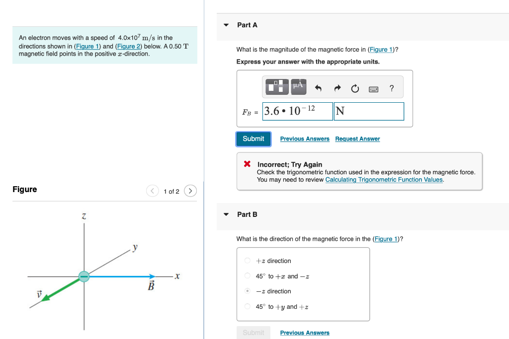 Solved An electron moves with a speed of 4.0×107 m/s in the | Chegg.com