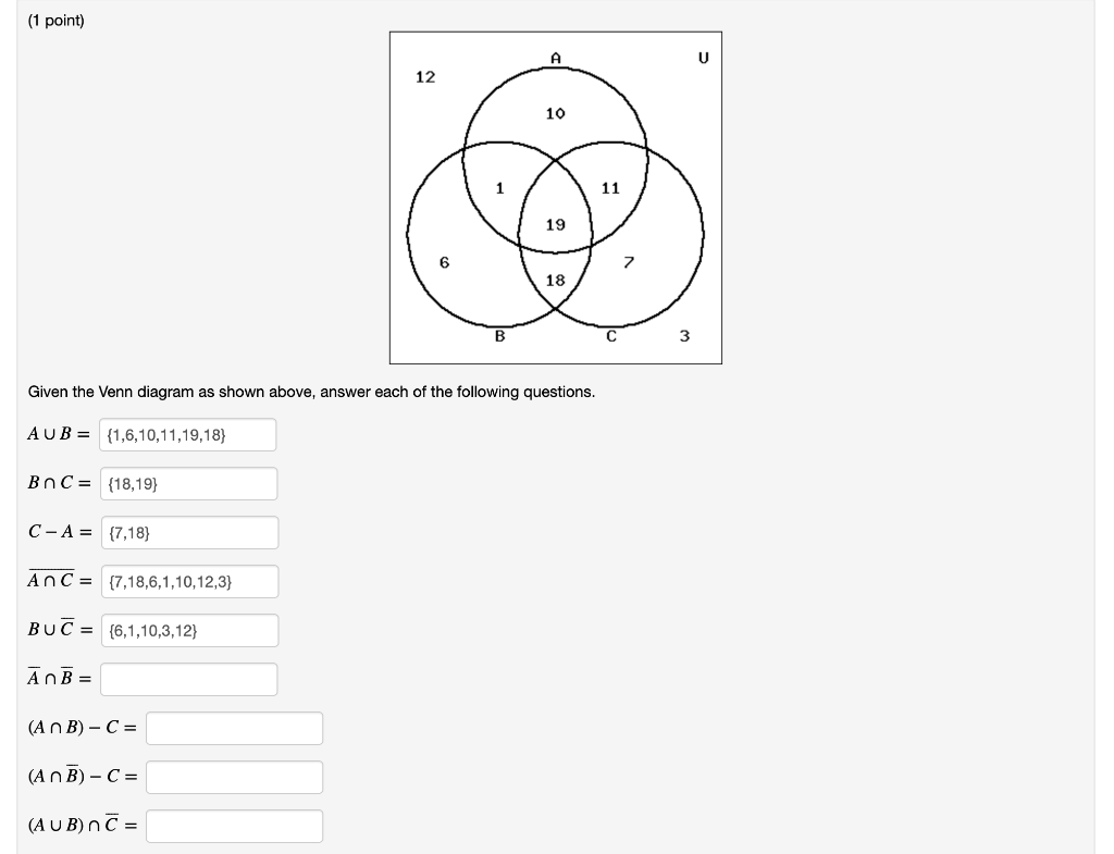 Solved 1 Point Let A {x E Z 8