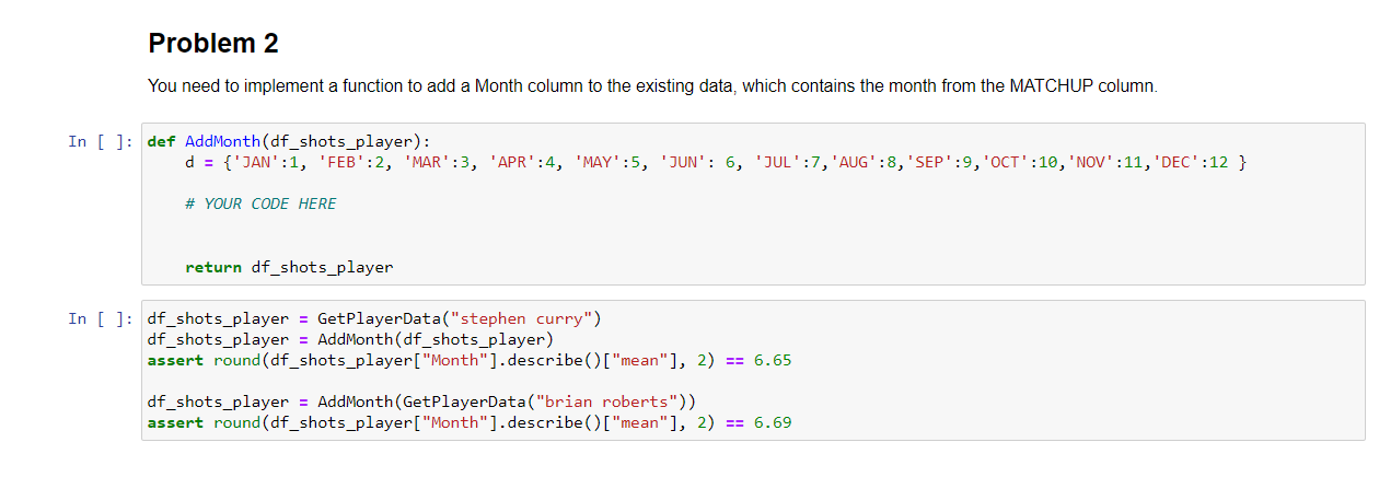 Solved In this problem, you are asked to implement a | Chegg.com