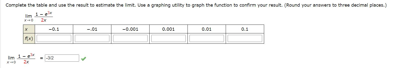 Solved Complete the table and use the result to estimate the | Chegg.com