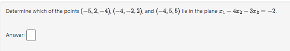 points 2 3 4 5 5 9 and (- 2 5