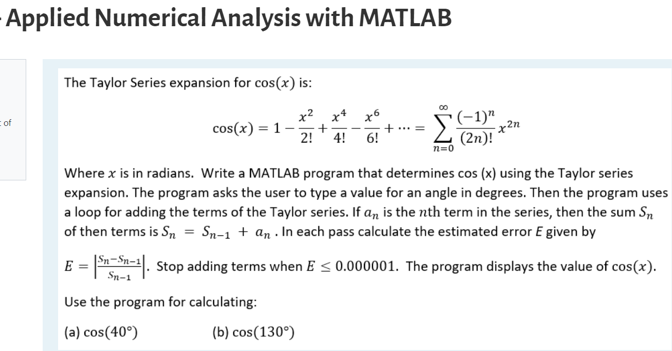 Solved Please answer by using MATLAB and show the | Chegg.com
