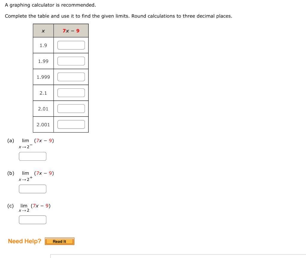 Solved A graphing calculator is recommended. Complete the | Chegg.com