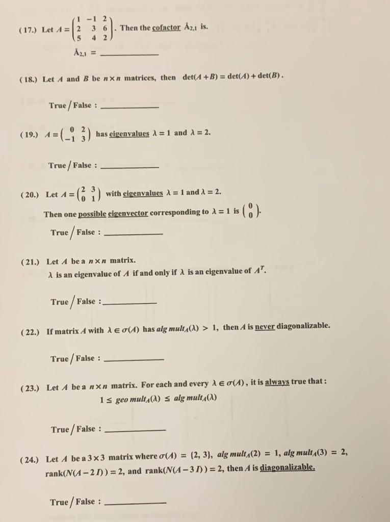 [solved] 1 1 2 17 Let A 2 3 2 1 18 Let A And B