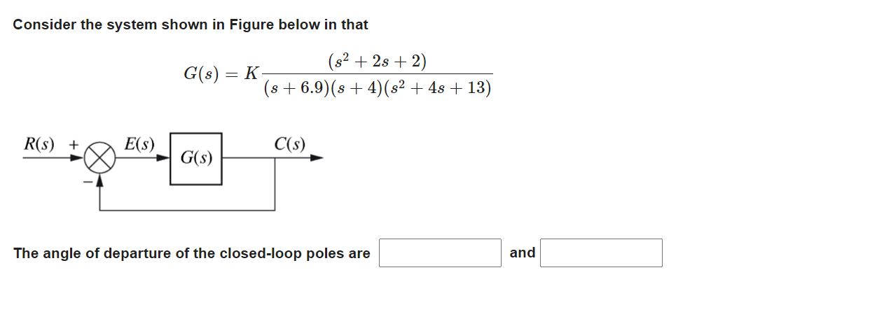 Solved Consider The System Shown In Figure Below. R(S) | Chegg.com