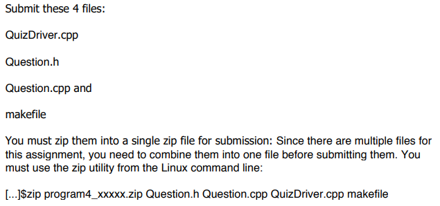 Solved 1. Design and implement a C++ class called Question. | Chegg.com