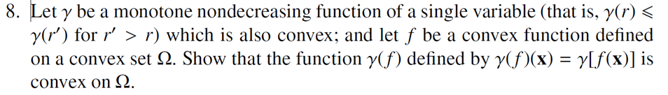 Solved 8. Let y be a monotone nondecreasing function of a | Chegg.com