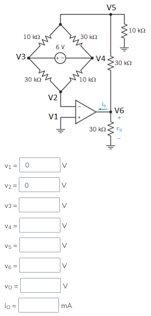 Solved P 6.4-7 Find vo and io for the circuit shown in | Chegg.com