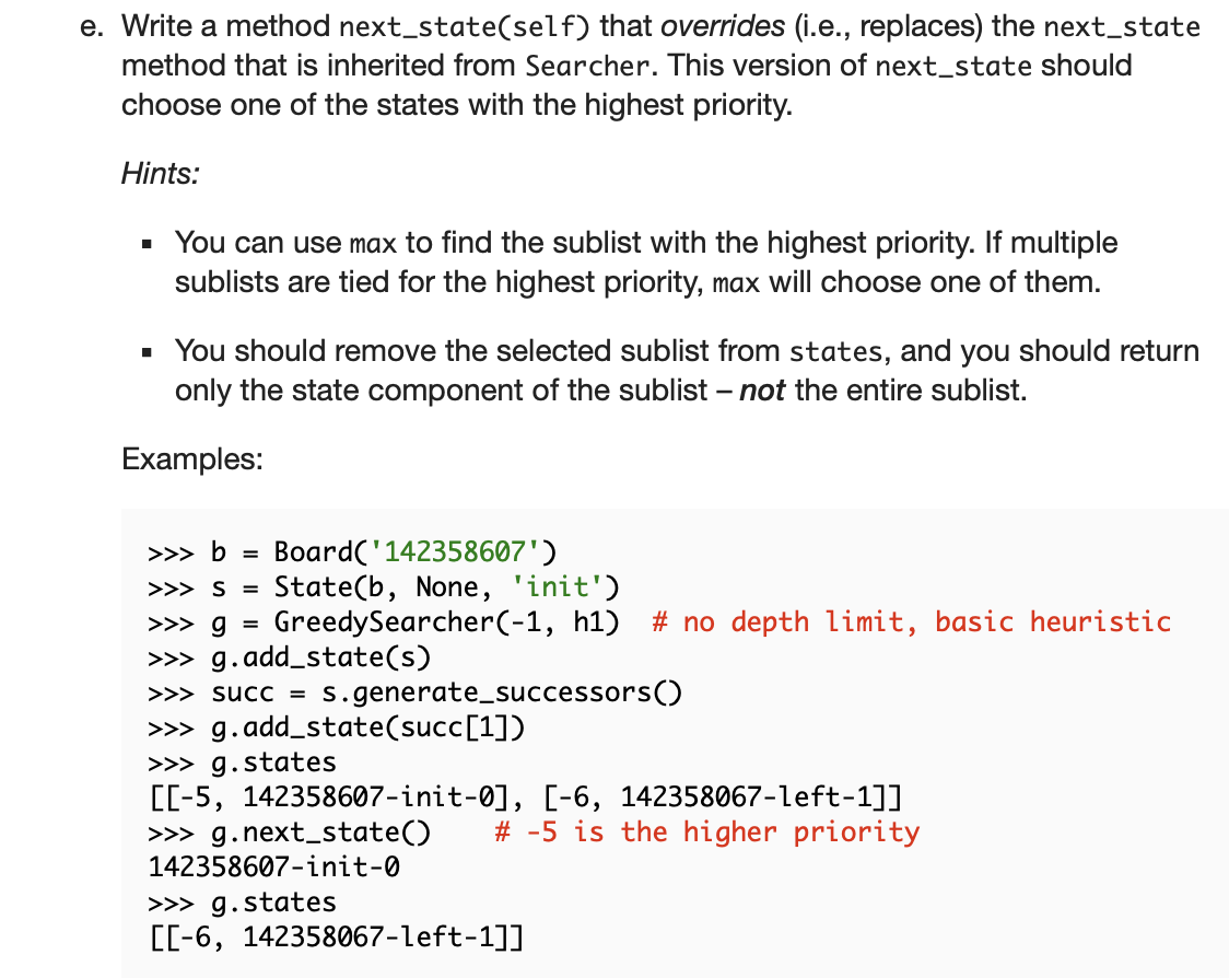 Solved Project Description Part IV: Subclasses for other | Chegg.com