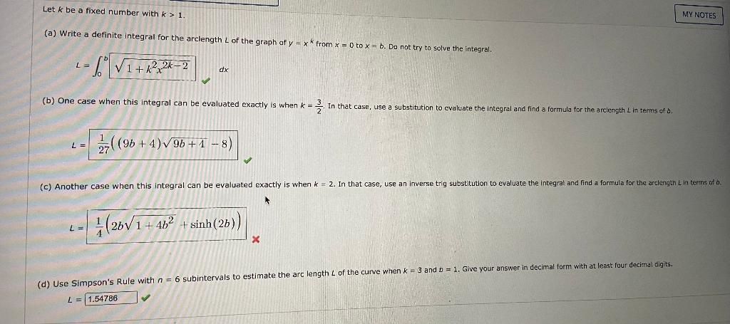 Let K Be A Fixed Number With K 1 My Notes A Chegg Com