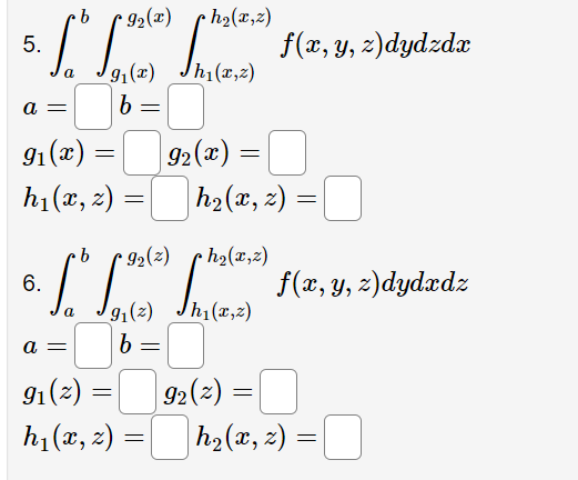 Solved Express The Integral ∭ef X Y Z Dv As An Iterated