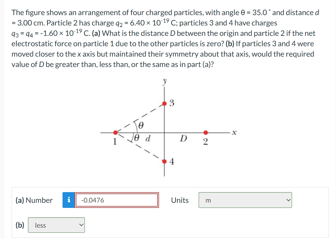 Solved The Figure Shows An Arrangement Of Four Charged | Chegg.com