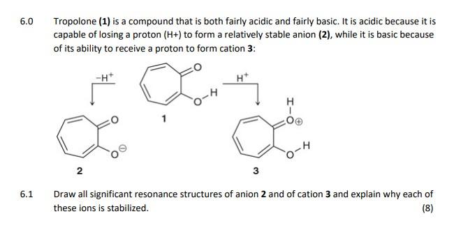 Solved what are the resonance structures for cation 3 only | Chegg.com