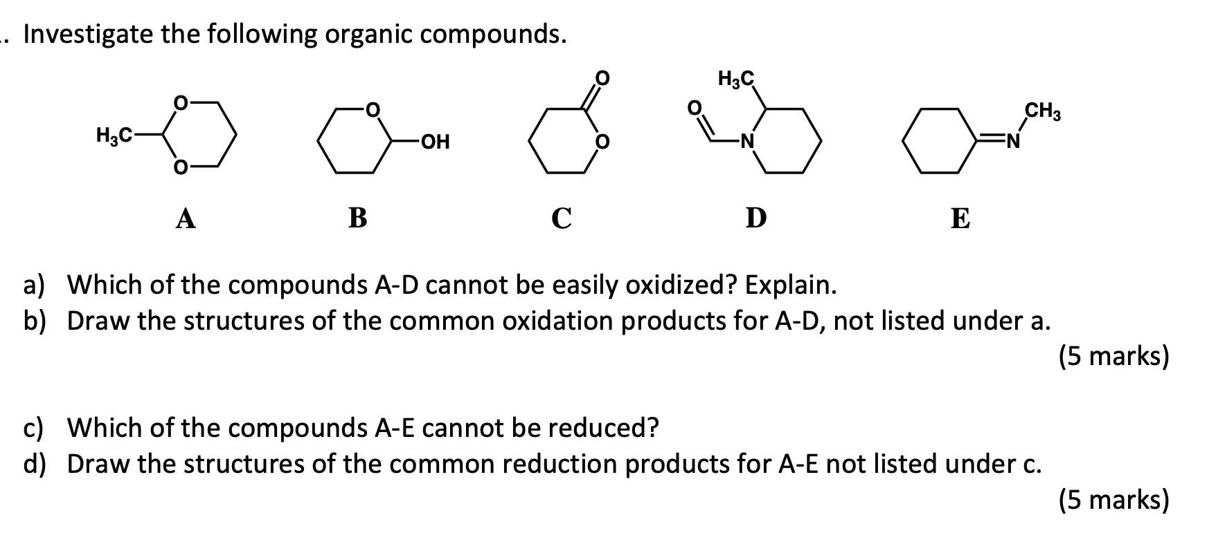 Solved Investigate The Following Organic Compounds НАС 9933