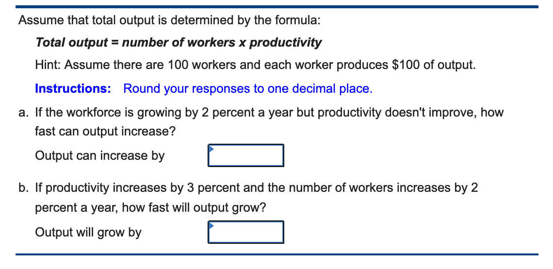 Solved Assume that total output is determined by the | Chegg.com