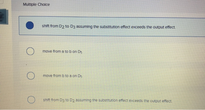 Solved other things equal an increase in the price of | Chegg.com