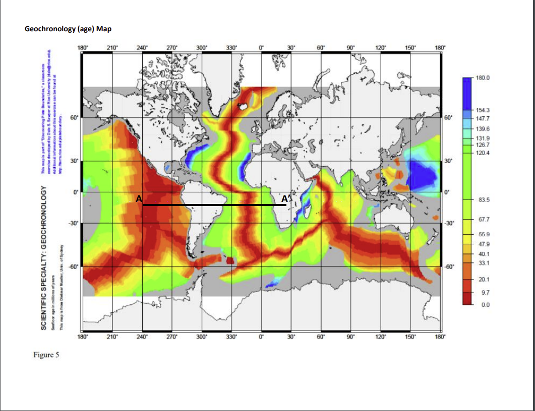 Solved Figure 1 PLATE BOUNDARY MAP This platom Da M. of | Chegg.com