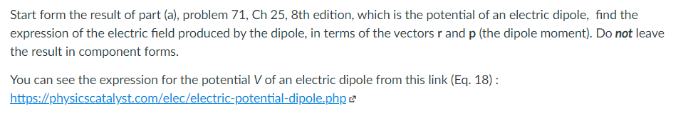 TIDULUU UI LUI DOLCIlidl. V 18. Write the relation between electric field  and electric potential a point. 19. When is an electric dipole in unstable  equilibrium in a uniform electric field. State