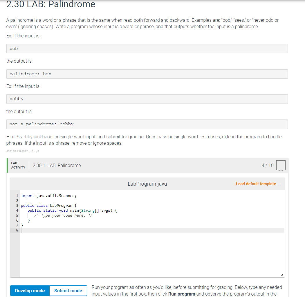 java lab assignment questions with answers