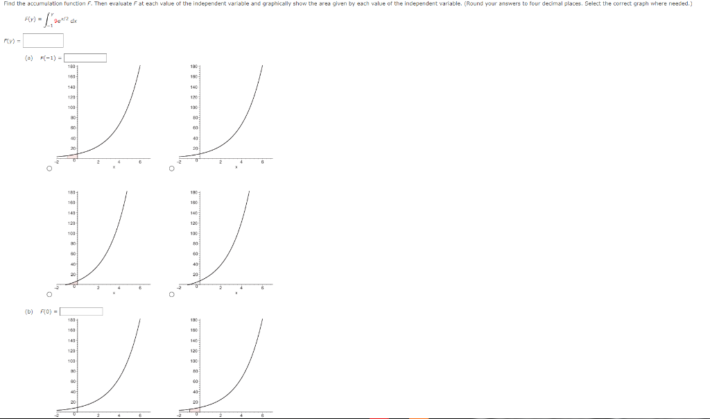 \( F(y)=\int_{-1}^{\psi} 9 \mathrm{e}^{x^{\prime} 2} d x \)