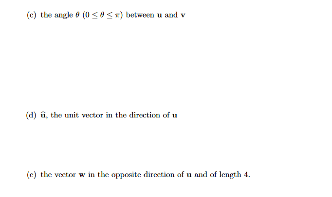 Solved 1 Given Vectors U 2 3 1 V 1 2 3 Er Chegg Com