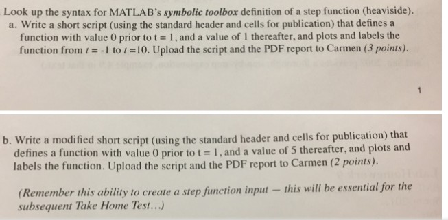 heaviside matlab