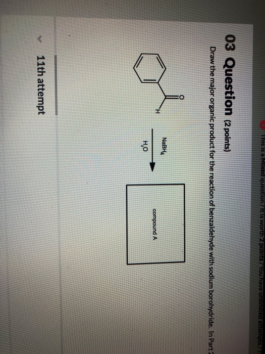 Solved qu ou have 03 Question (2 points) Draw the major | Chegg.com