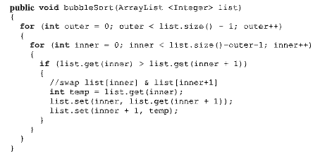 Solved Worksheet A17.1 Bubble Sort 1. Practice sorting the | Chegg.com
