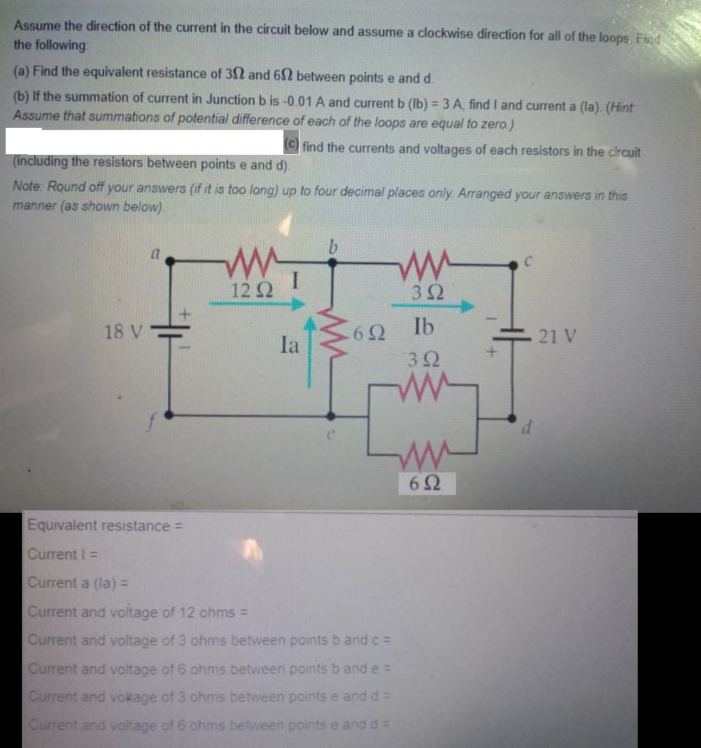 Solved To Find The Resistance Of A Resistor Below, Where | Chegg.com