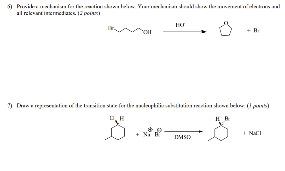 Solved 1) Give the IUPAC name for the structures shown | Chegg.com