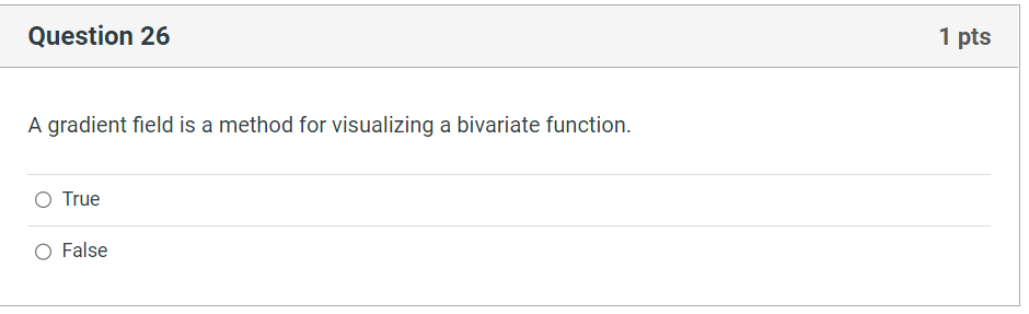 Solved A gradient field is a method for visualizing a | Chegg.com