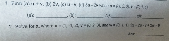 Solved Elementary Linear Algebra Do Problem 2. Show step by | Chegg.com