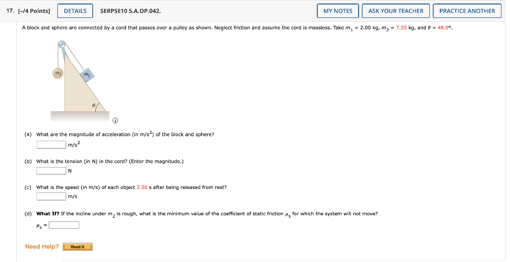 Solved 17. [-14 Points] DETAILS SERPSE10 5.A. OP.042. MY | Chegg.com