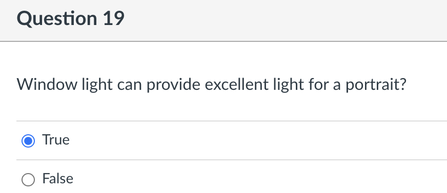 Solved Window light can provide excellent light for a | Chegg.com