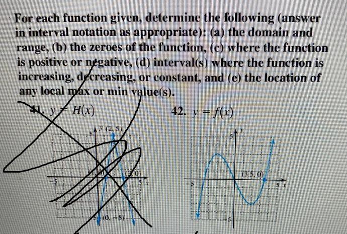 Solved Need help with this math problems, please write out | Chegg.com