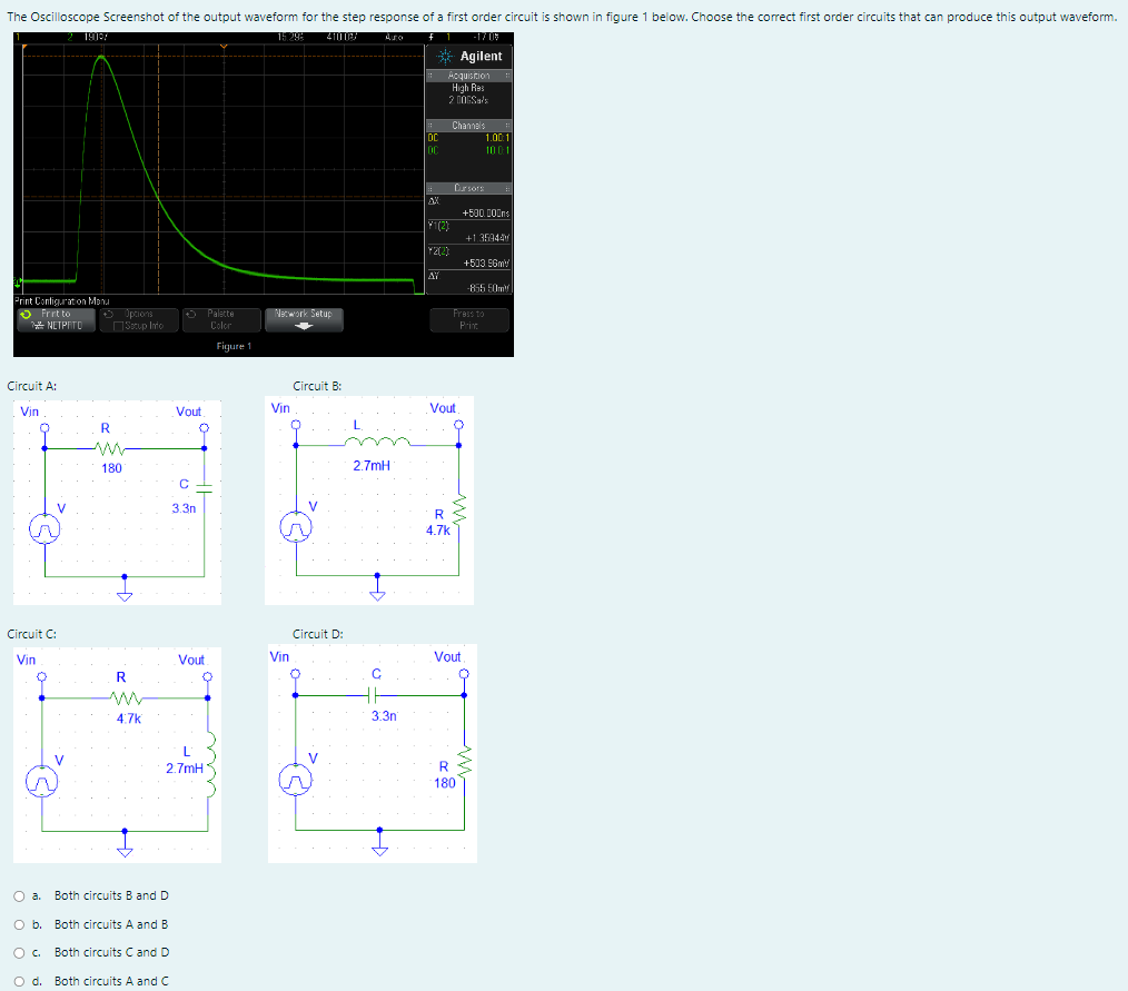 Solved Circuit A: Circuit C: A. Both Circuits B And D B. | Chegg.com