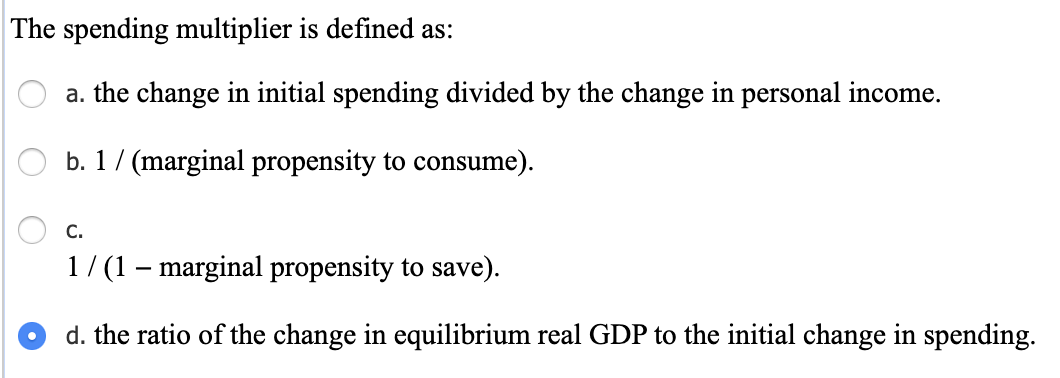 How To Calculate Spending Multiplier