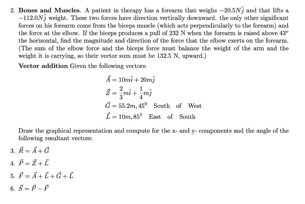 Solved Bones and Muscles. A patient in therapy has a forearm | Chegg.com