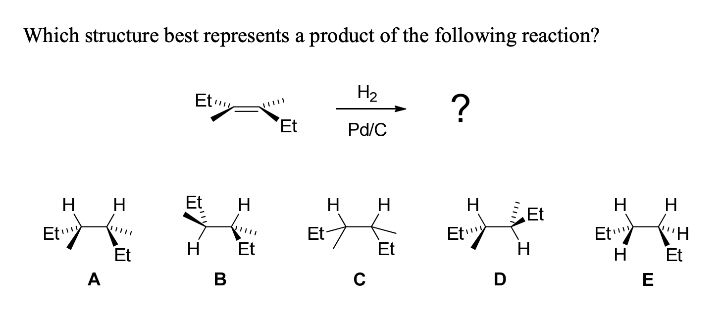 Which structure best represents a product of the | Chegg.com