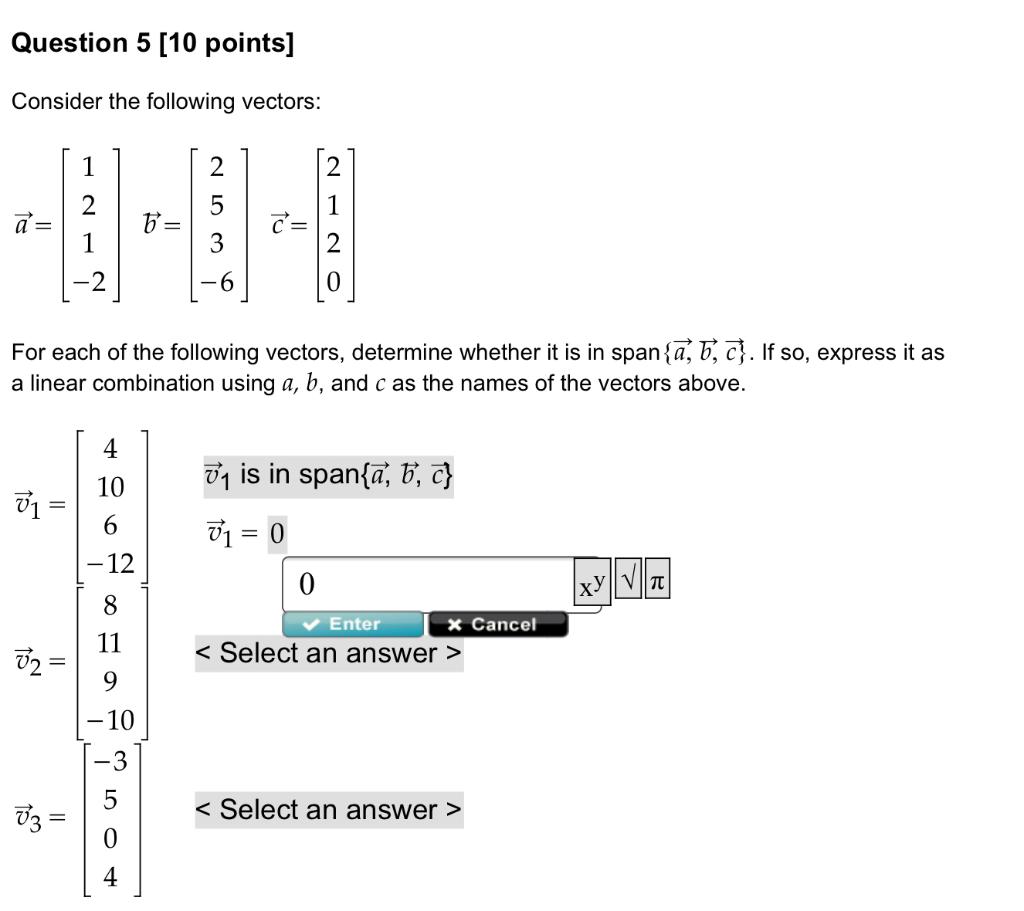 Solved Question 5 [10 Points] Consider The Following | Chegg.com