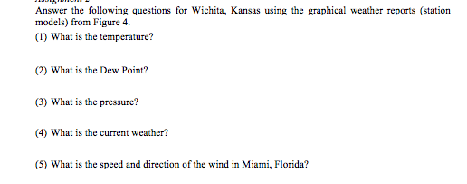 Solved Station Model Weather Map Weather Information Is | Chegg.com