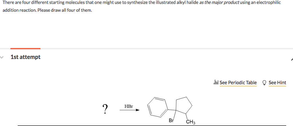 Solved There are four different starting molecules that one | Chegg.com