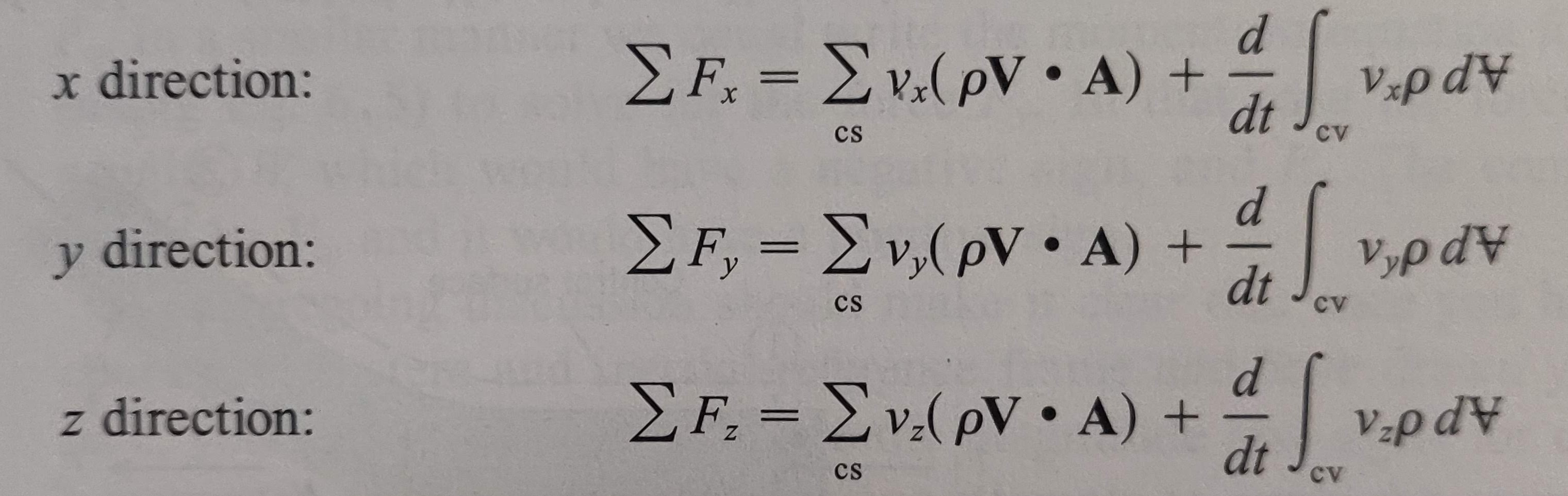 Solved Using The Momentum Equation In The Cartesian Coord Chegg Com