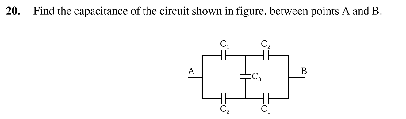 Solved Find The Capacitance Of The Circuit Shown In Figure | Chegg.com