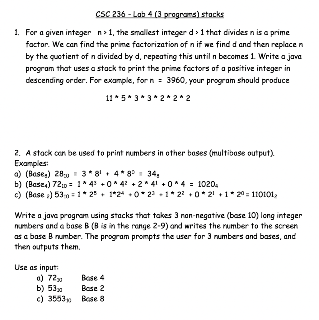Solved 1. For a given integer n>1, the smallest integer d>1 | Chegg.com