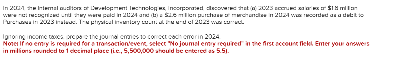 Solved In 2024 The Internal Auditors Of Development T   Phpa1gfEk