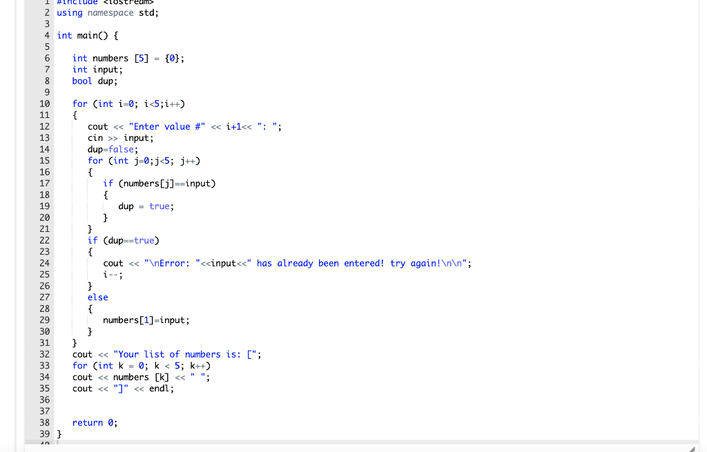 Solved Write a program that will prompt the user to enter 5 | Chegg.com