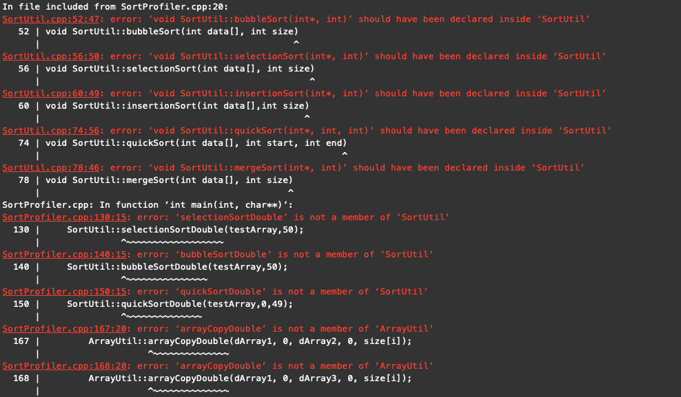 Solved Please help me fix the following errors in red. I | Chegg.com